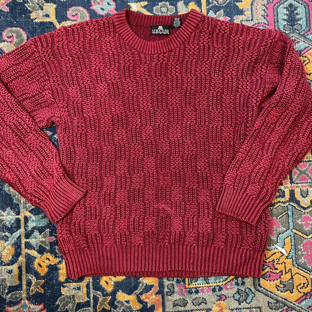 Vintage Structure Crewneck Sweater